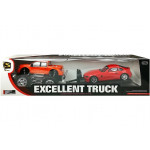 Odťahovacie vozidlo Monster Truck s autom 58 cm oranžové